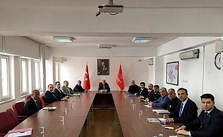 Karaman'da seçim güvenliği toplantısı yapıldı