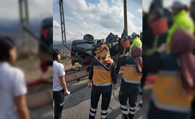 Kayseri'de trafik kazası: 1 ölü, 1 yaralı