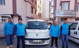 Kırşehir'de küpe ve aşı işlemleri için yeni araç