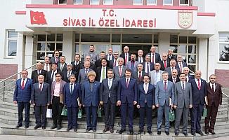 Sivas'ta İl Genel Meclis üyelerine veda programı