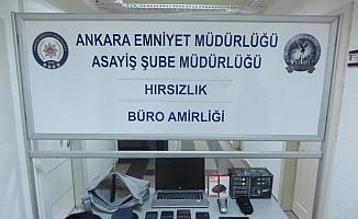 Ankara'da elektronik eşya hırsızlarına operasyon