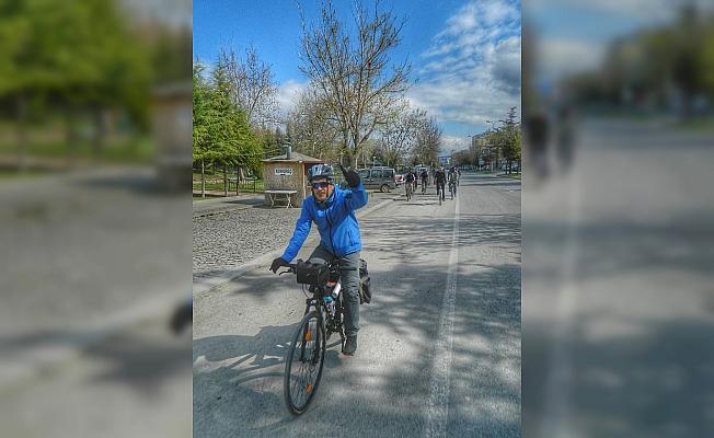 Beyşehir'de pedallar çocuklar için döndü
