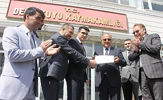 Derinkuyu Belediye Başkanı Aksoy mazbatasını aldı