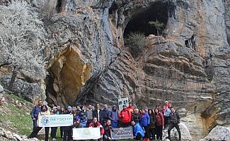 Doğa yürüyüşü etkinliğiyle mağaralar tanıtıldı