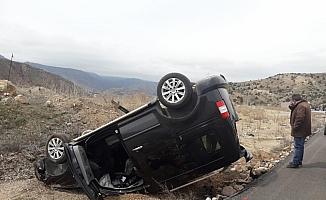 Koyulhisar'da trafik kazası: 1 yaralı