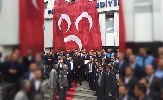 Pınarbaşı Belediyesinde devir teslim töreni