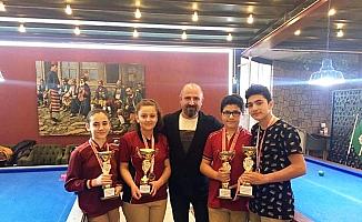 Sorgun'da okul sporları bilardo turnuvası yapıldı
