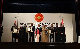 Çankırı'da Devlet Övünç Madalyası ve Beratı Tevcih Töreni