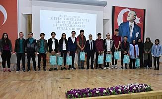 Karaman'da liseler arası bilgi yarışması