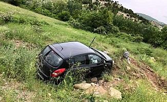 Koyulhisar'da trafik kazası: 2 yaralı