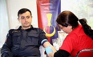Nevşehir'de jandarmadan kan bağışı