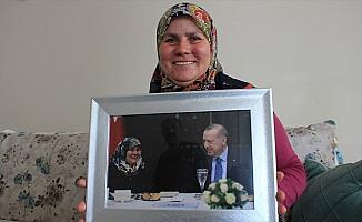 Suluovalı 'Çalışkan' kadının Cumhurbaşkanı Erdoğan ile görüşme mutluluğu