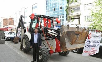 Yerköy Ziraat Odası makine parkını kurmaya başladı