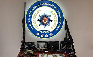 Aksaray ve Kayseri'de silah kaçakçılığı operasyonu
