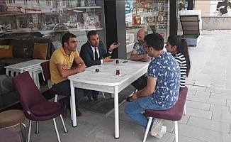 Belediye Başkanı Çetin'den esnaf ziyareti