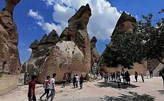 Hüyüklü gençler Kapadokya'yı gezdi