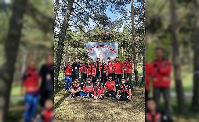 Kırşehir UMKE ekibi eğitim kampına katıldı
