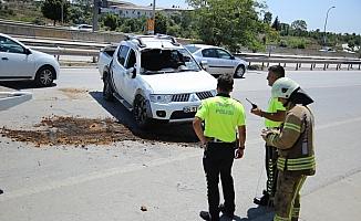 Pendik'te trafik kazası: 1 yaralı