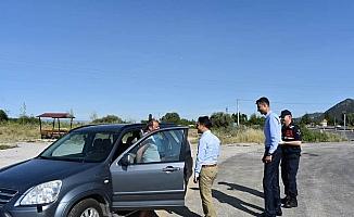 Seydişehir Kaymakamı Erdoğan, trafik denetimine katıldı