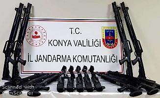 Beyşehir'de silah operasyonu