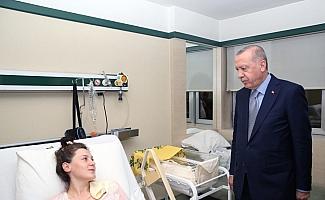 Cumhurbaşkanı Erdoğan'dan hasta ziyareti