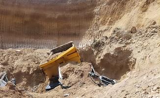 Konya'da maden sahasında toprak kayması
