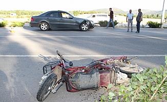 Konya'da otomobilin çarptığı elektrikli bisikletin sürücüsü öldü