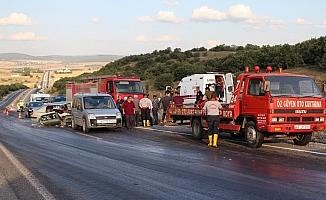 Yozgat'ta trafik kazası: 1 ölü, 6 yaralı