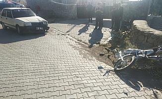 Aksaray'da otomobilin çarptığı motosiklet sürücüsü öldü