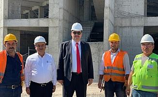 Kahramankazan'da hastane inşaatına ziyaret