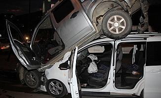 Ankara'da zincirleme trafik kazası: 5 yaralı