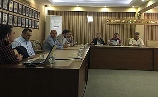 KTSO'da ekim ayı meclis toplantısı yapıldı