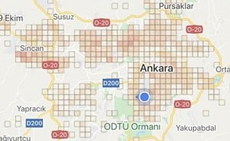 Ankara'da Vaka yoğunluğu merkezde yüksek çevrede düşük