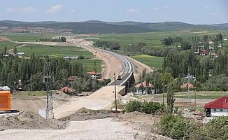 Ankara-Sivas YHT hattında sona doğru