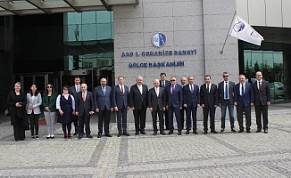 Ankara Üniversitesi Rektörü Ünüvar'dan ASO 1.OSB'ye ziyaret