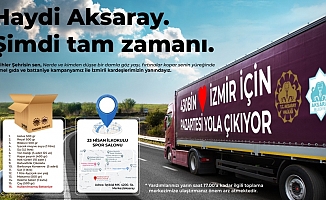 Türkiye İzmir için tek yürek. "Aksaray'ın Kalbi İzmir İçin Atıyor" yardım kampanyası