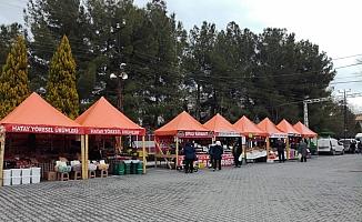 Çayırhan Mahallesi'ne yöresel ürün tanıtım ve satış stantları kuruldu