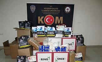 Nevşehir'de tütün kaçakçılığı operasyonunda 2 zanlı yakalandı