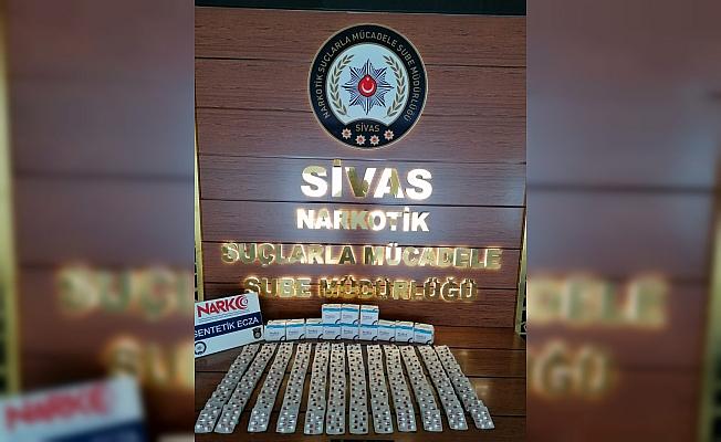 Sivas'ta uyuşturucu operasyonunda 2 şüpheli yakalandı