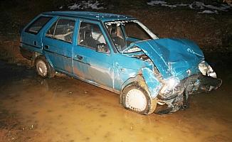 Beyşehir'de iki otomobil çarpıştı: 2 yaralı