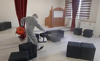 Ulaş'ta okullar dezenfekte edildi