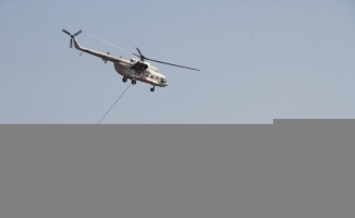 Tunceli'deki orman yangına 2 helikopter ve 1 uçakla müdahale ediliyor