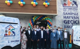 Zeytinburnu'nda 'Sahipsiz Hayvan Geçici Bakımevi' yenilenerek hizmete açıldı