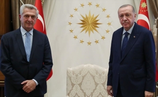 Cumhurbaşkanı Erdoğan BM Mülteciler Yüksek Komiseri Grandi'yi kabul etti