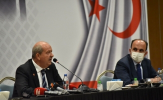 KKTC Cumhurbaşkanı Ersin Tatar, Konya'da gazetecilerle bir araya geldi: