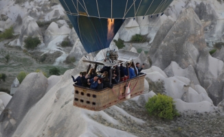 Kapadokya'yı geçen ay 288 bin turist ziyaret etti