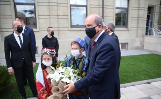 KKTC Cumhurbaşkanı Tatar, Eskişehir ziyaretinde açıklamalarda bulundu: