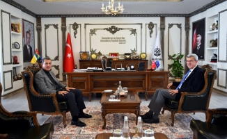 Nallıhan Belediye Başkanı Öntaş'tan Beypazarı Belediye Başkanı Kaplan'a ziyaret