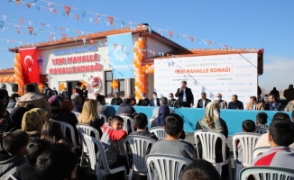 Aksaray Belediyesince hizmete geçirilen mahalle konağı açıldı