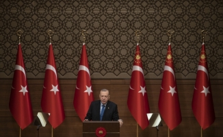 Cumhurbaşkanı Erdoğan, Cumhurbaşkanlığı Kültür ve Sanat Büyük Ödülleri Töreni'nde konuştu: (1)